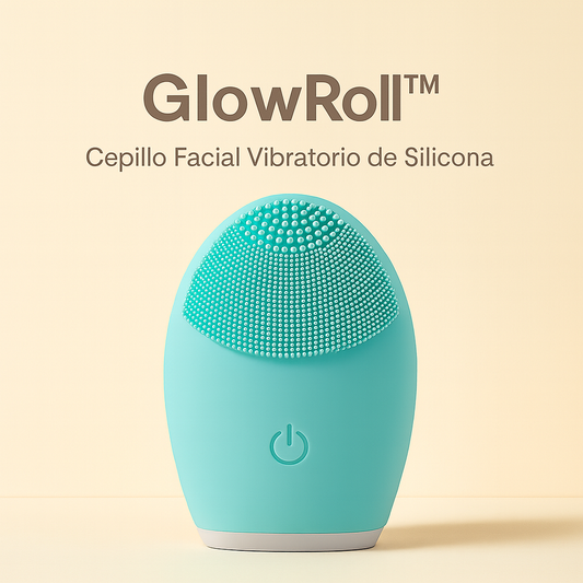 GlowRoll™ – Cepillo Facial Vibratorio de Silicona