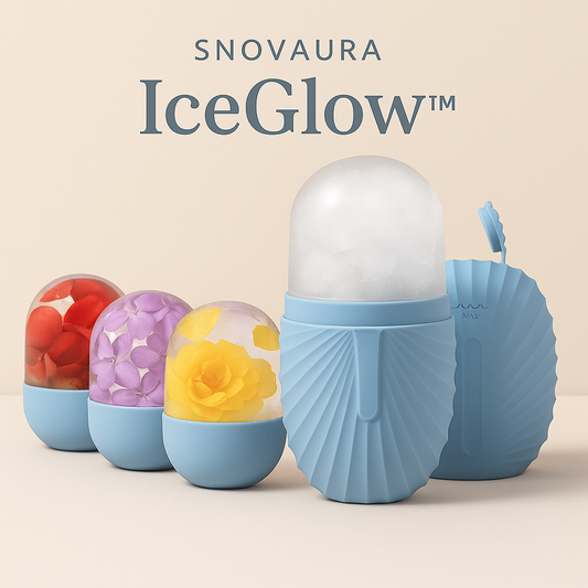 Rodillo de Hielo Facial Reutilizable – SNOVAURA IceGlow™